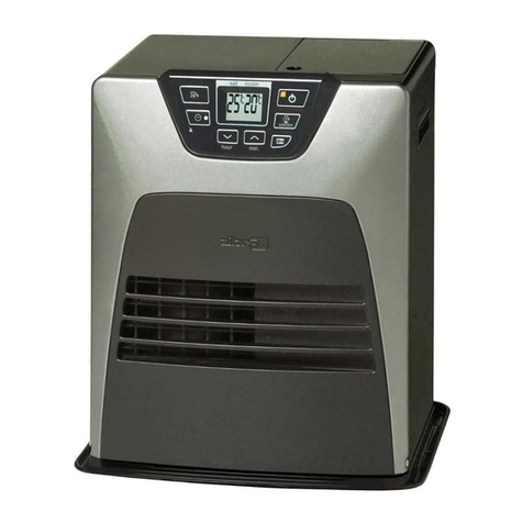 Toyotomi zibro LC-DX320 operating manual