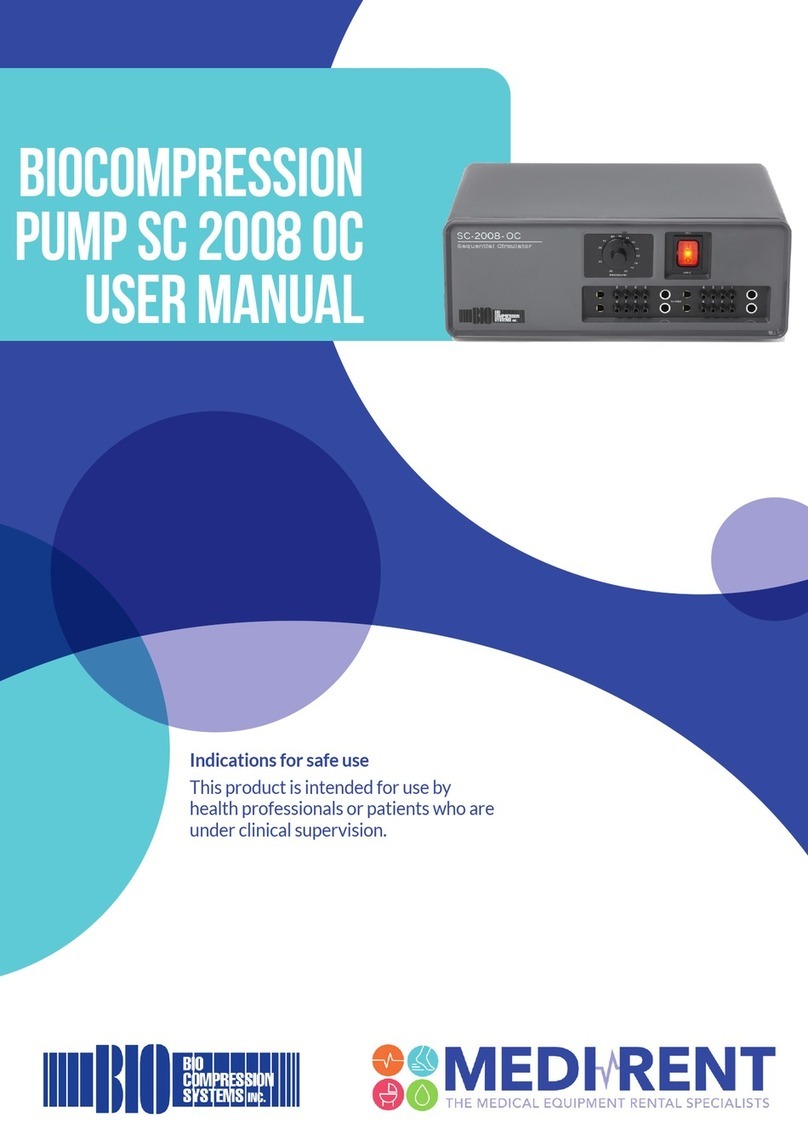 Bio Compression Systems SC 2008 OC User manual Bio Compression Systems SC 2008 OC User manual