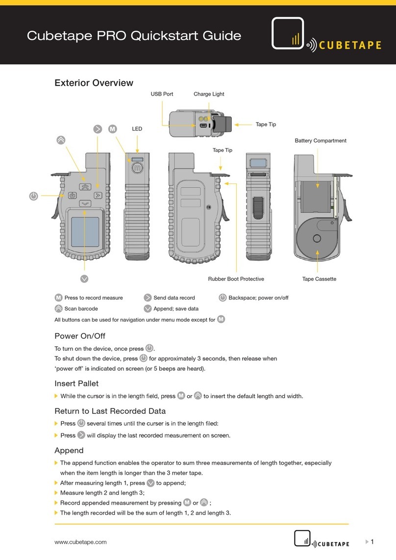 CUBETAPE PRO quick start guide