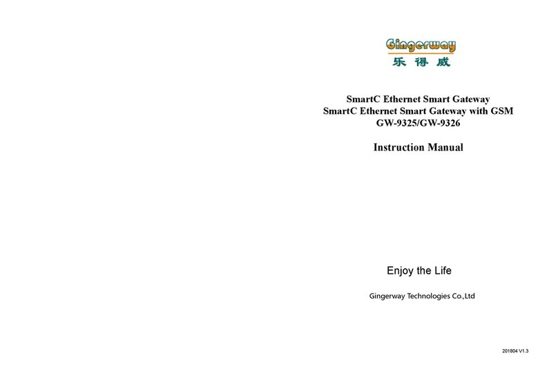 Gingerway GW-9325 User manual