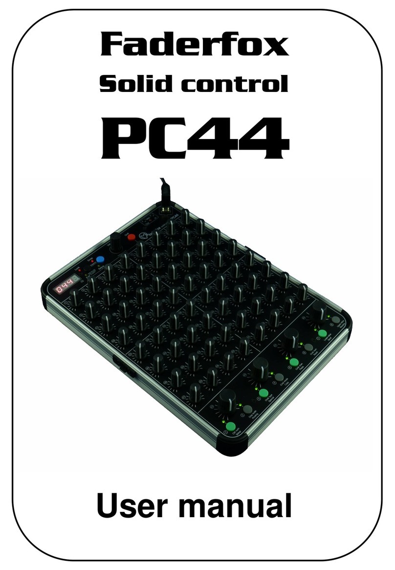 Faderfox PC44 user manual