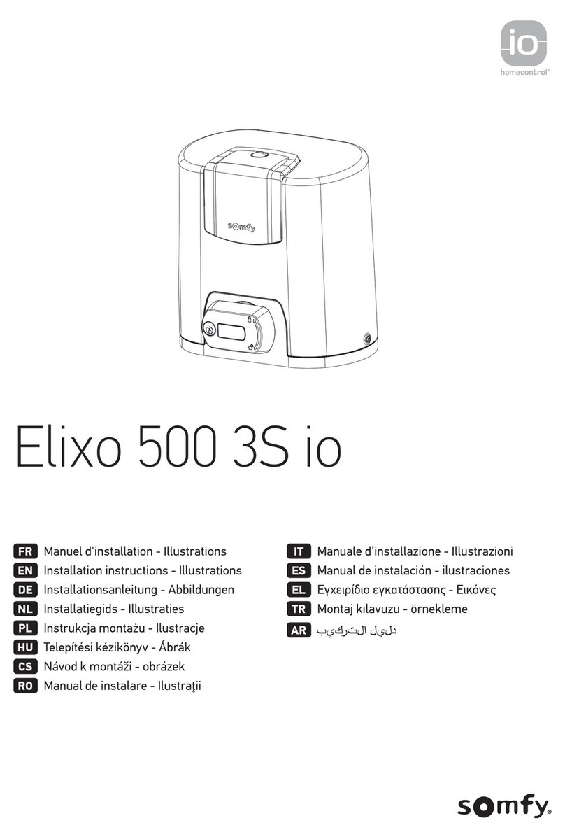 SOMFY Elixo 500 3S io installation instructions SOMFY Elixo 500 3S io installation instructions