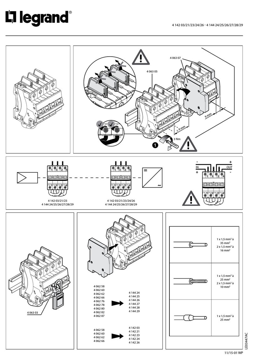 LEGRAND 4 142 03 quick start guide