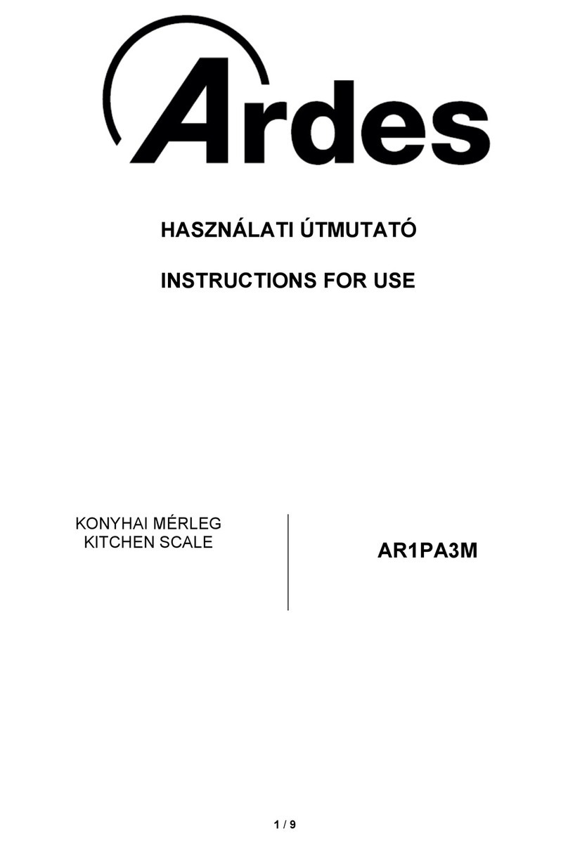 ARDES AR1PA3M Instructions for use