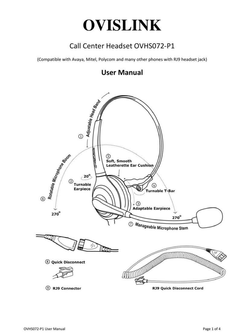 Ovislink OVHS072-P1 user manual