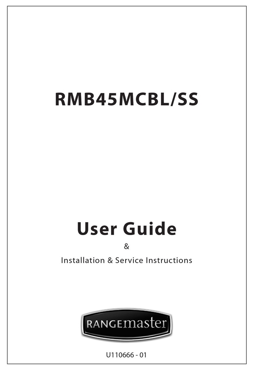 Range Master RMB45MCBL/SS user guide Range Master RMB45MCBL/SS user guide