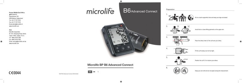 Microlife BP B6 Connect User manual