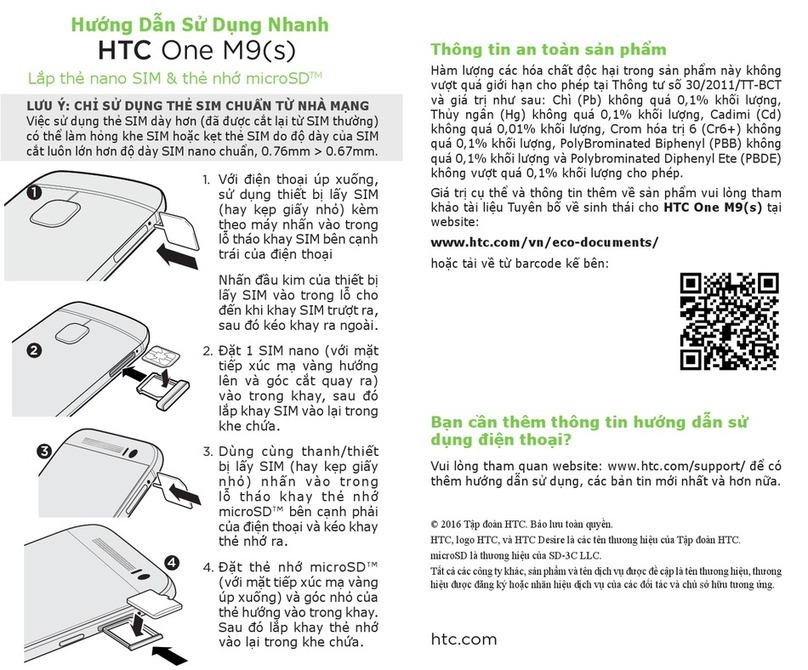 HTC One M9 User manual HTC One M9 User manual