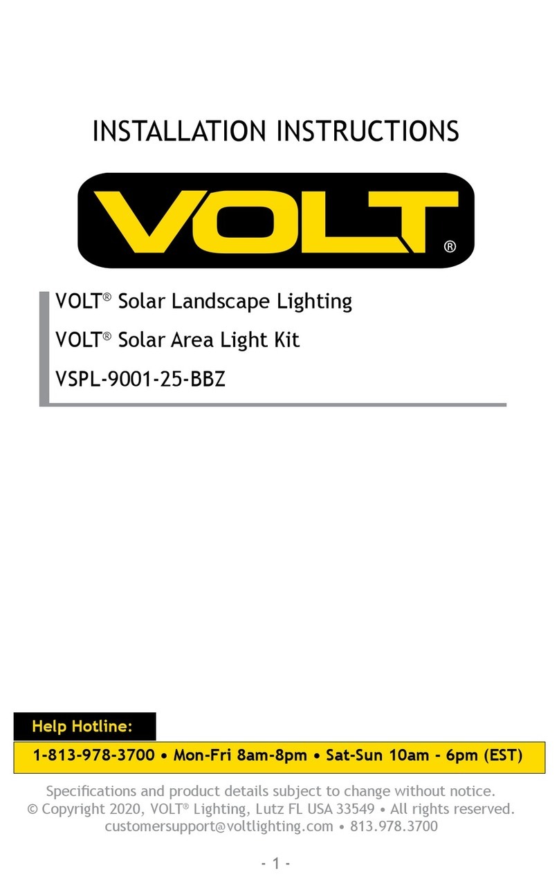 Volt VSPL-9001-25-BBZ User manual Volt VSPL-9001-25-BBZ User manual