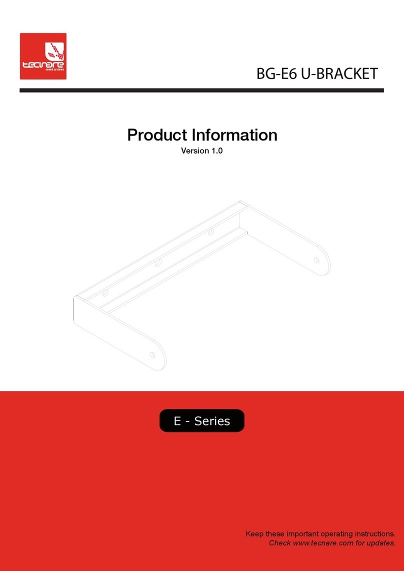 EXEL ACOUSTICS tecnare sound systems E Series Product information EXEL ACOUSTICS tecnare sound systems E Series Product information