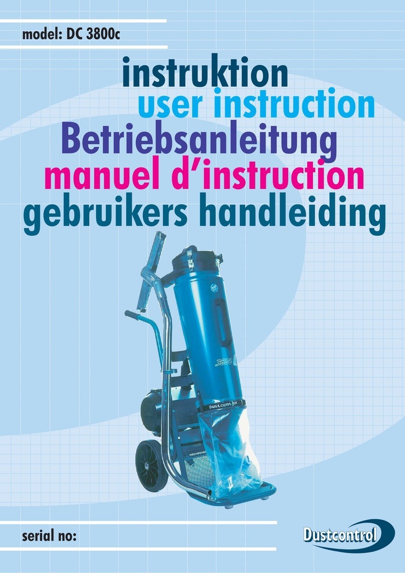 Dustcontrol DC 3800c User instruction Dustcontrol DC 3800c User instruction