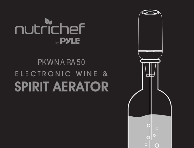 Pyle Nutrichef PKWNARA50 User manual Pyle Nutrichef PKWNARA50 User manual