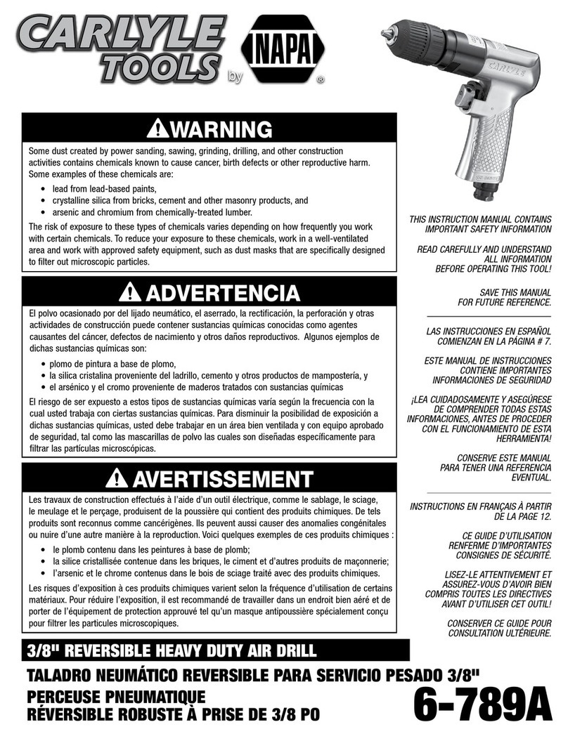 Carlyle Tools 6-789A instruction manual
