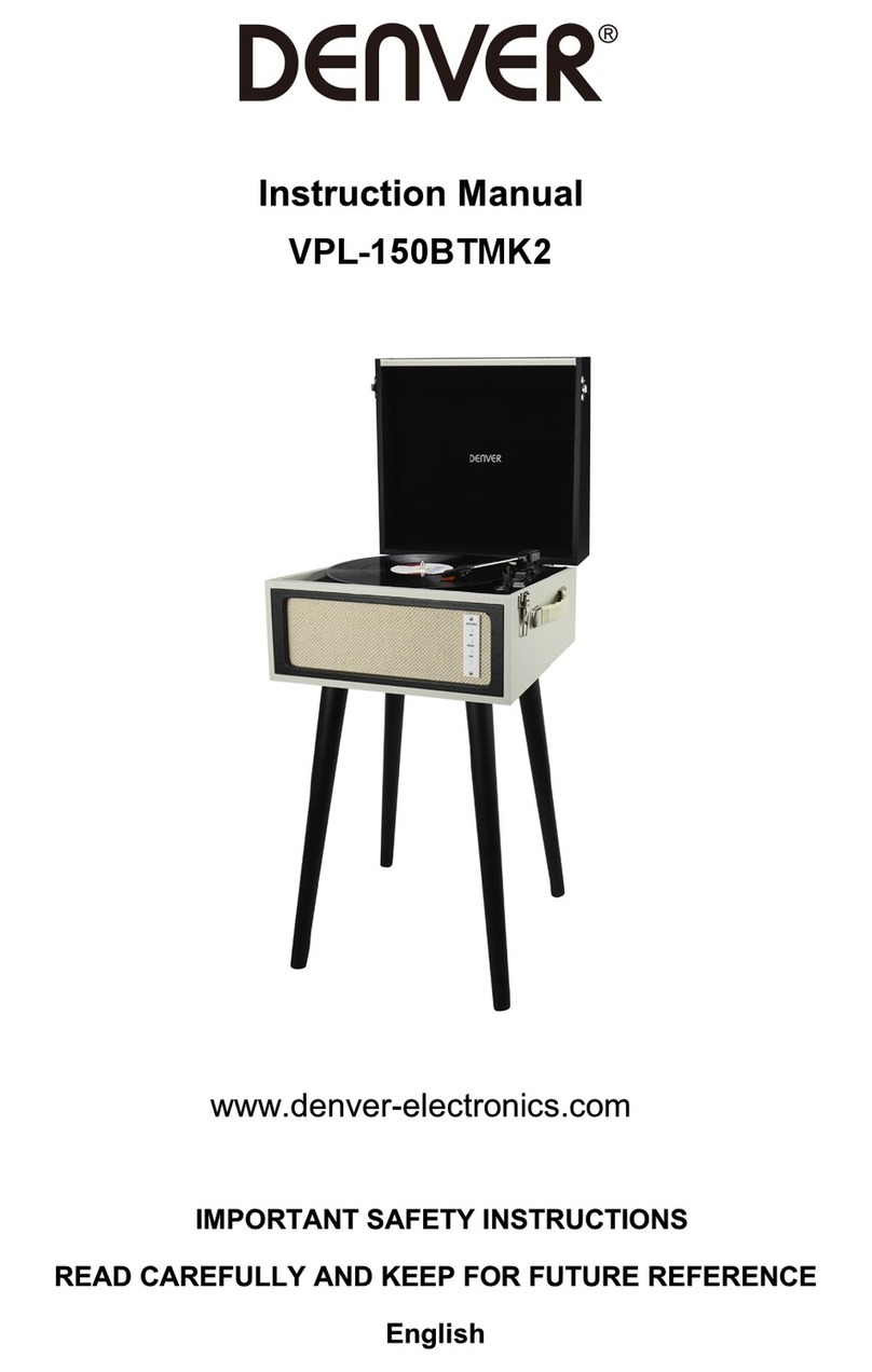 Denver VPL-150BTMK2 instruction manual