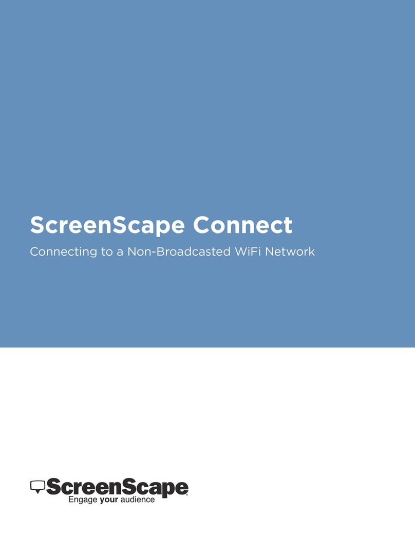 ScreenScape Connect manual