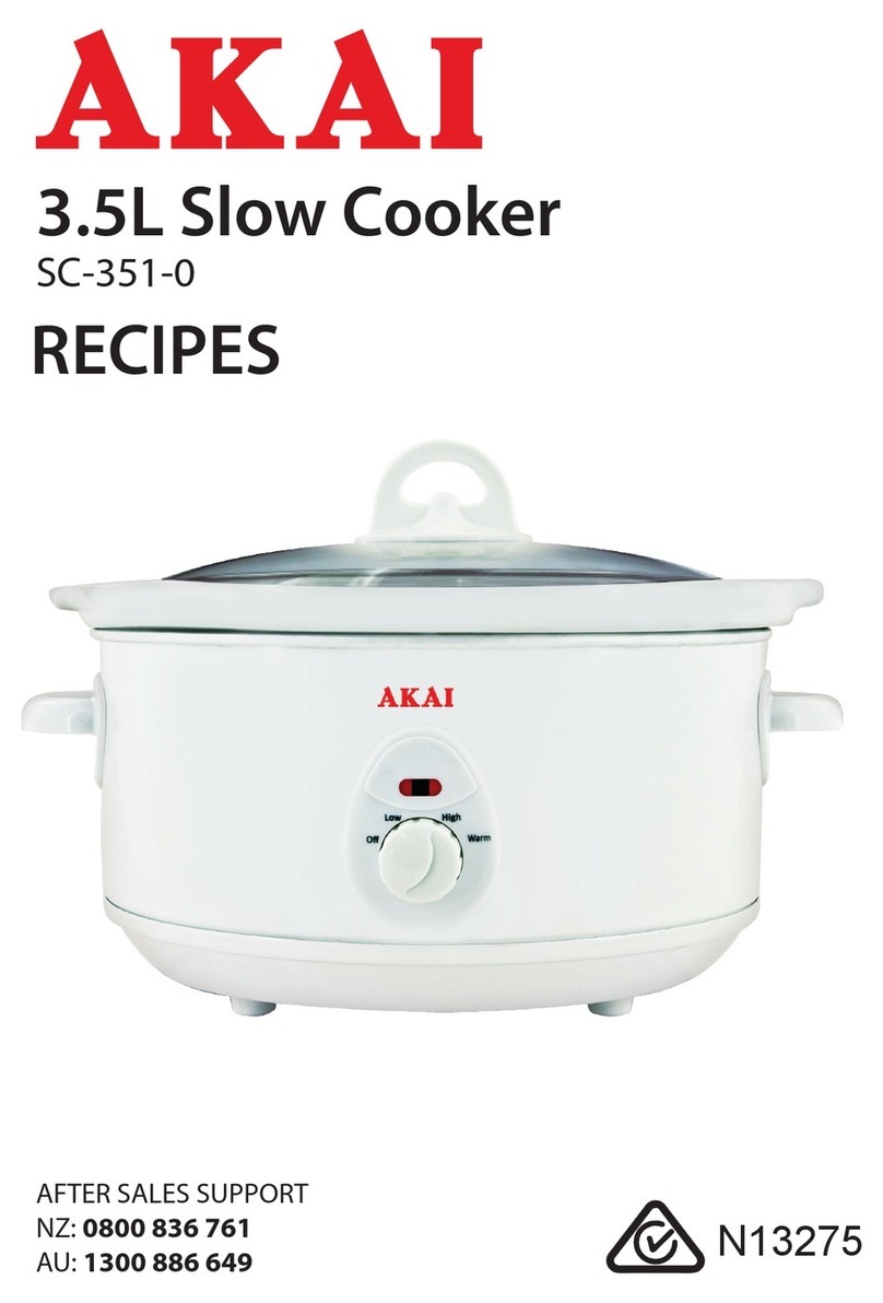 Akai SC-351-0 Recipes