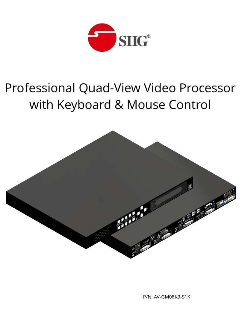 SIIG AV-GM08K3-S1K User manual