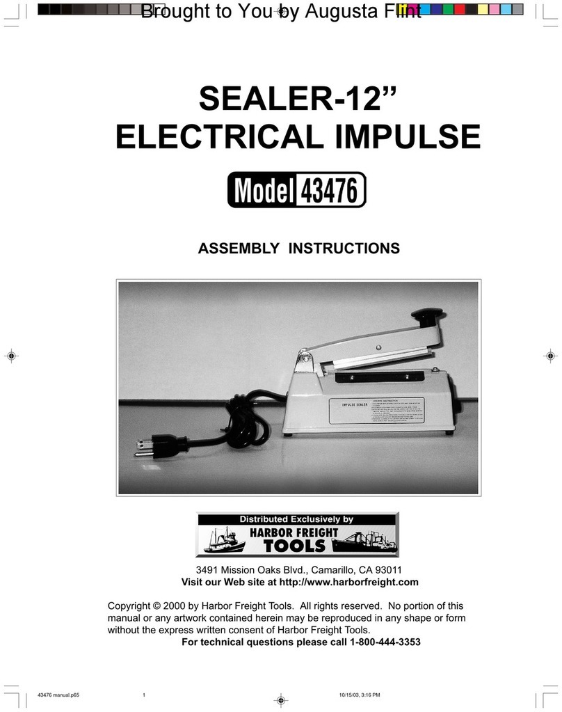 Harbor Freight Tools 43476 Assembly instructions