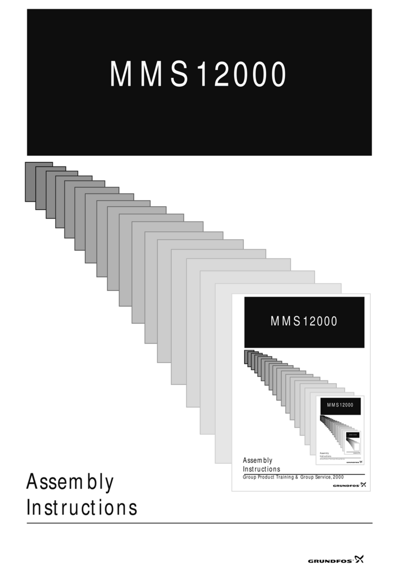 Grundfos MMS 12000 User manual