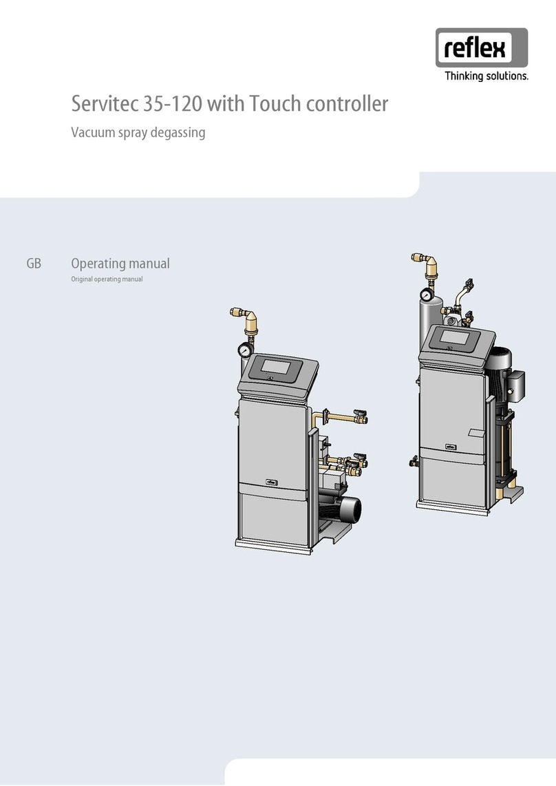 Reflex Servitec 35-120 operating manual