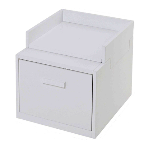 Great Little Trading Alba Narrow Toybox & Top Shelf manual Great Little Trading Alba Narrow Toybox & Top Shelf manual