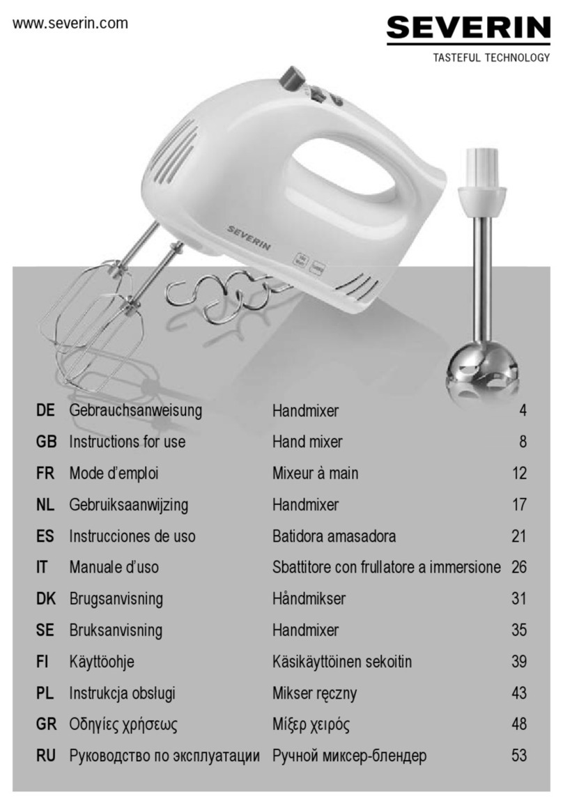 SEVERIN HM-3822 Instructions for use