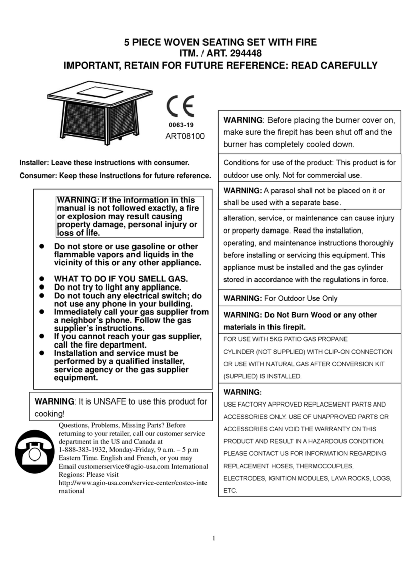 Agio 294448 manual