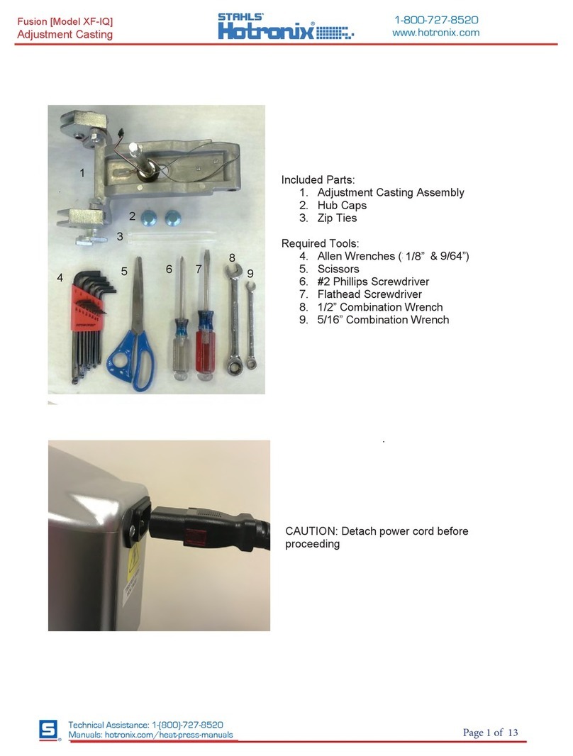 Stahls Hotronix Fusion XF-IQ manual