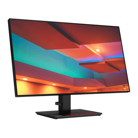 Lenovo ThinkVision P27h-20 User manual