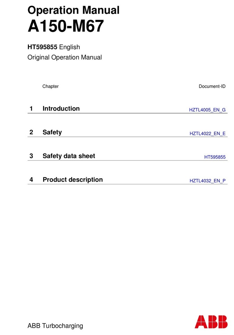 ABB A150-M67 Operation manual