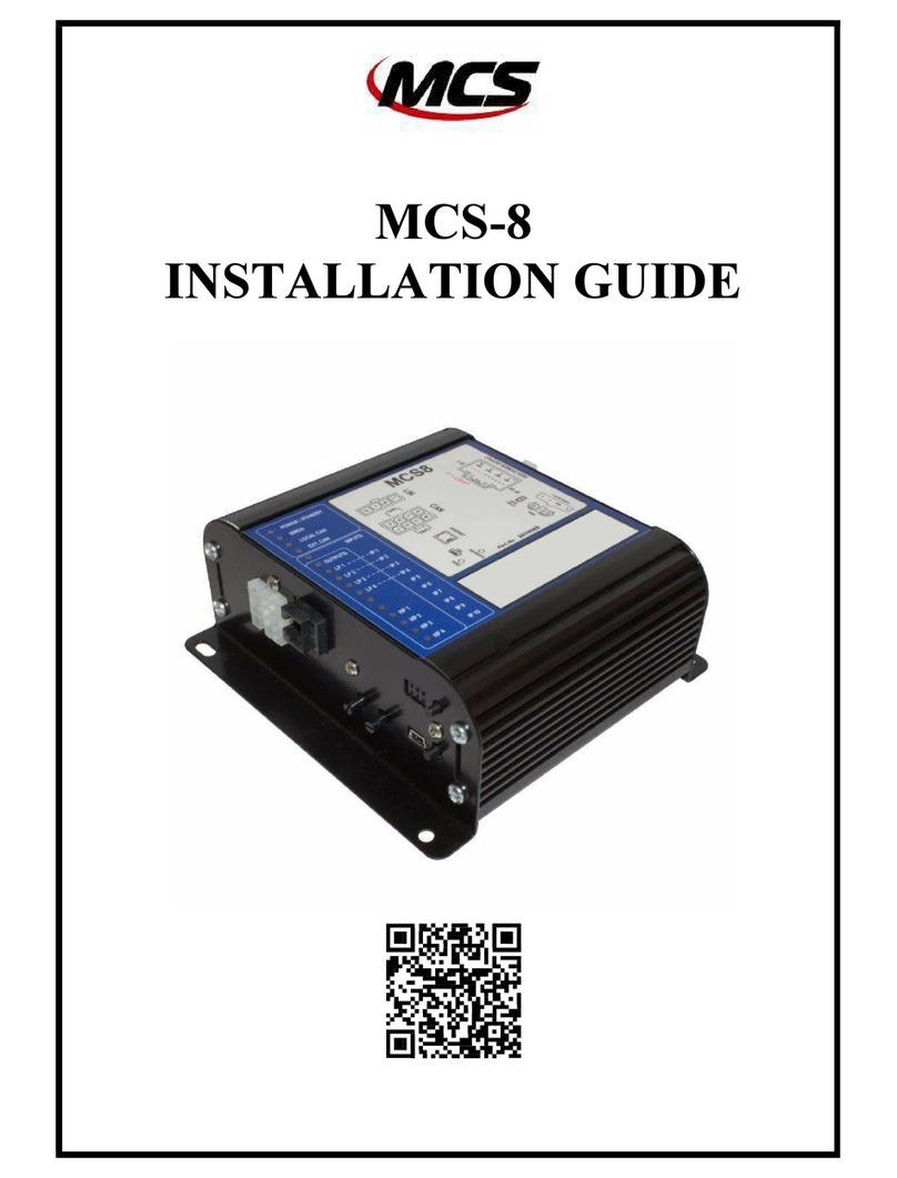 MCS MCS-8 installation guide