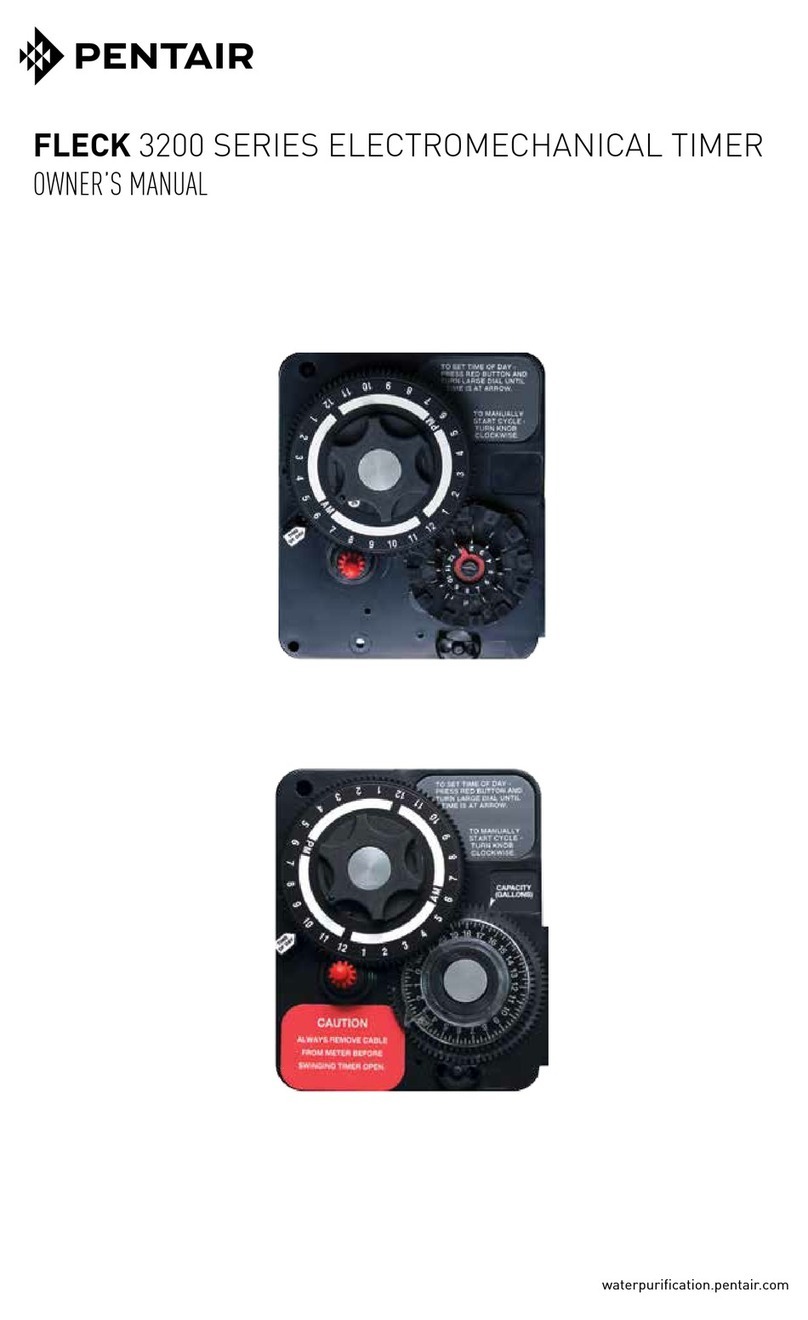 Pentair Fleck 3200 Series User manual