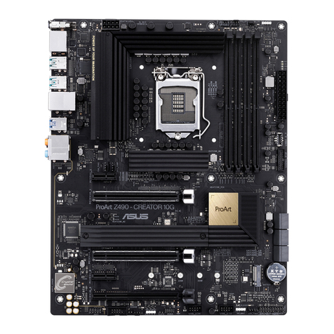 Asus ProArt Z490-CREATOR 10G manual
