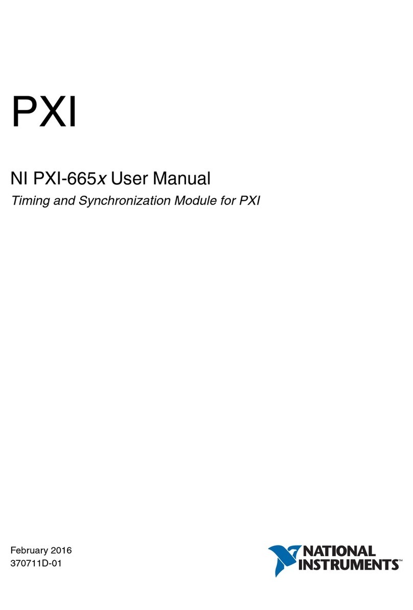 National Instruments NI PXI-665 Series user manual