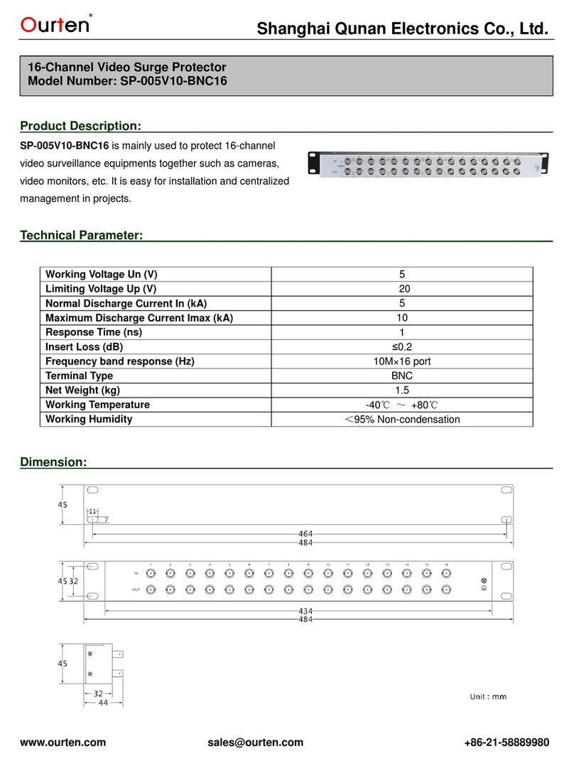 Ourten SP-005V10-BNC16 quick guide