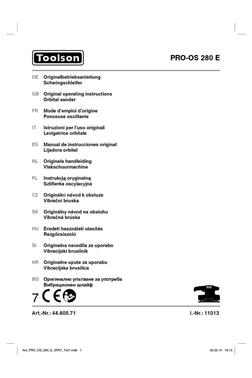 Toolson PRO-OS 280 E Original operating instructions