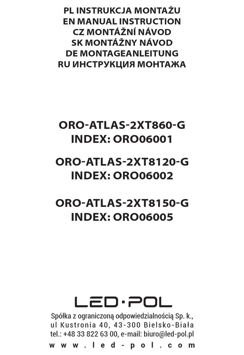 LED-POL ORO-ATLAS-2XT860-G Manual instruction LED-POL ORO-ATLAS-2XT860-G Manual instruction