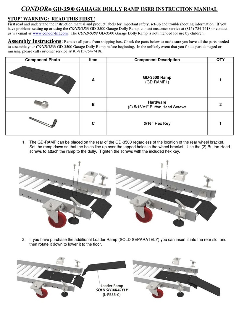 Condor GD-3500 User instruction manual