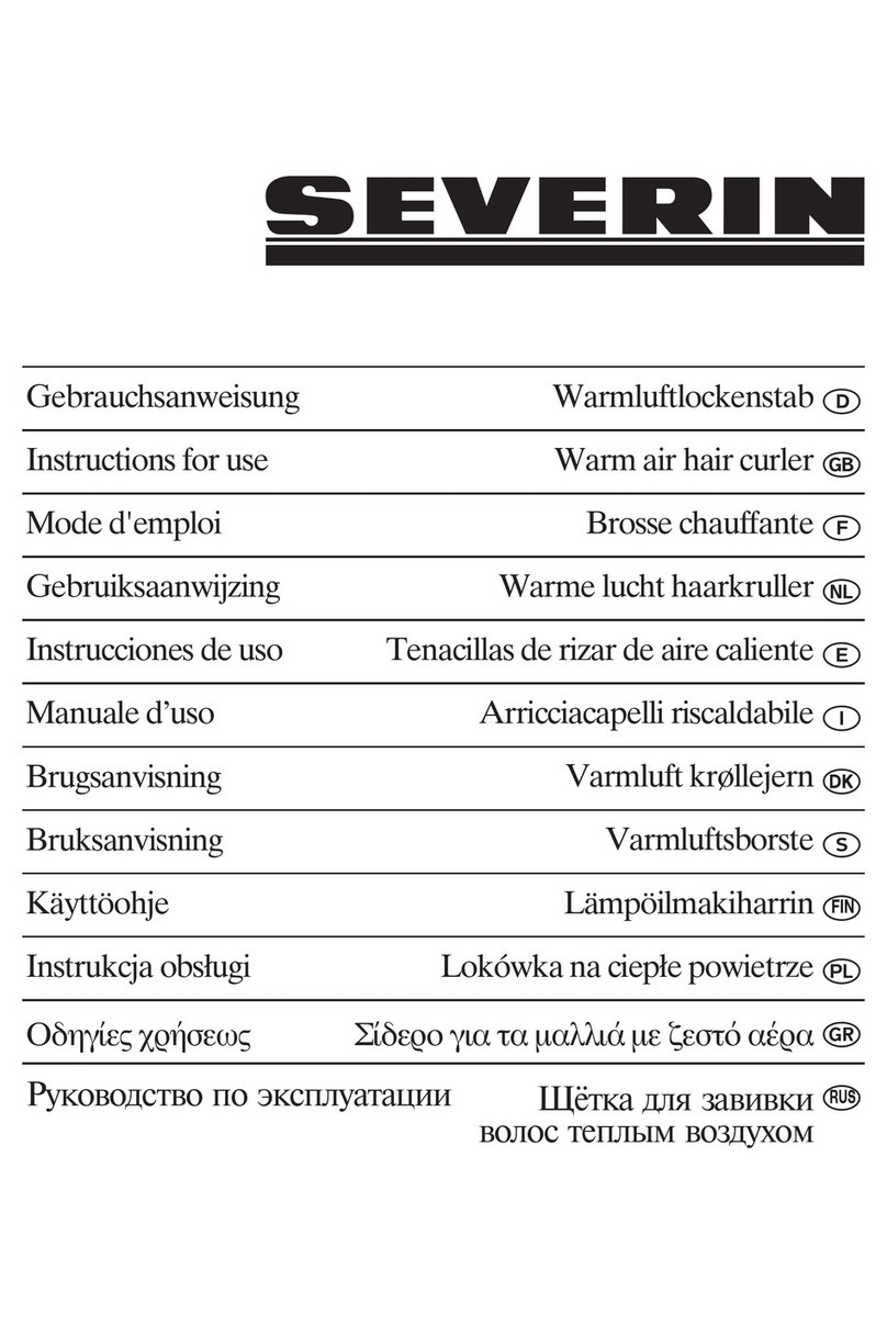 SEVERIN WARMLUFT-LOCKENSTAB COMPACT LINE 200 WL 6500 User manual