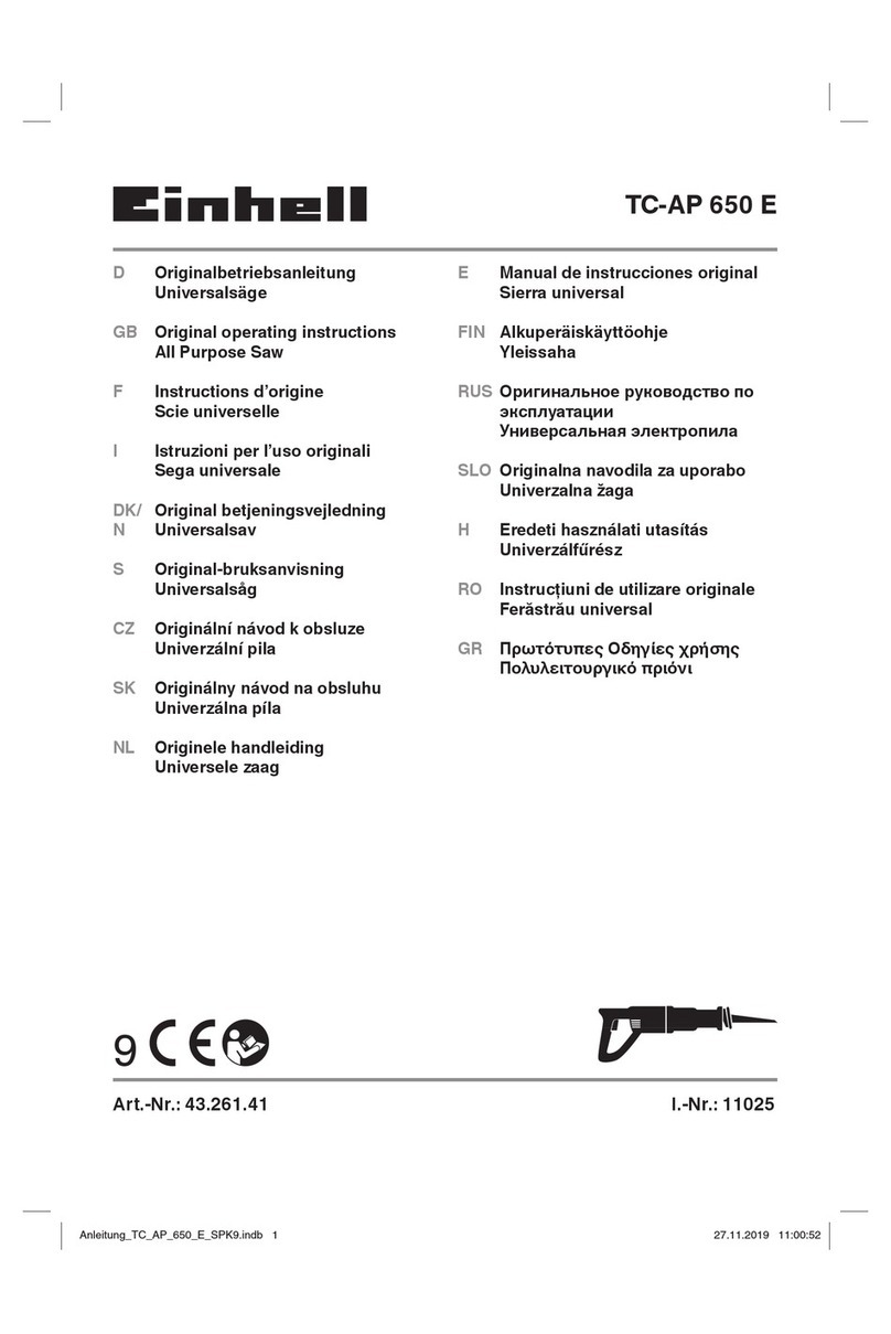 EINHELL TC-AP 650 E User manual