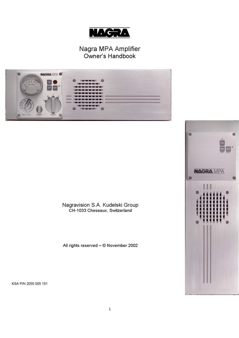 Nagra MPA User guide Nagra MPA User guide