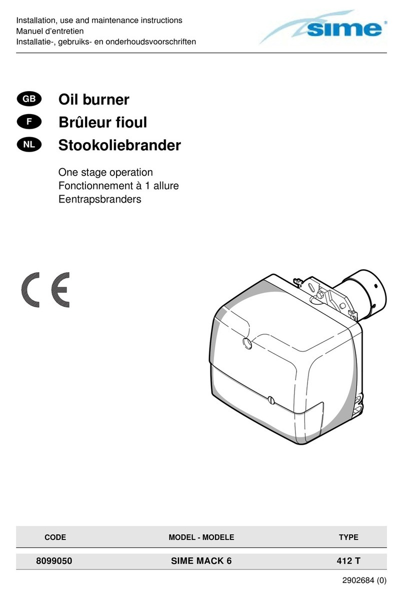 Sime MACK 6 Installation, use and maintenance instructions