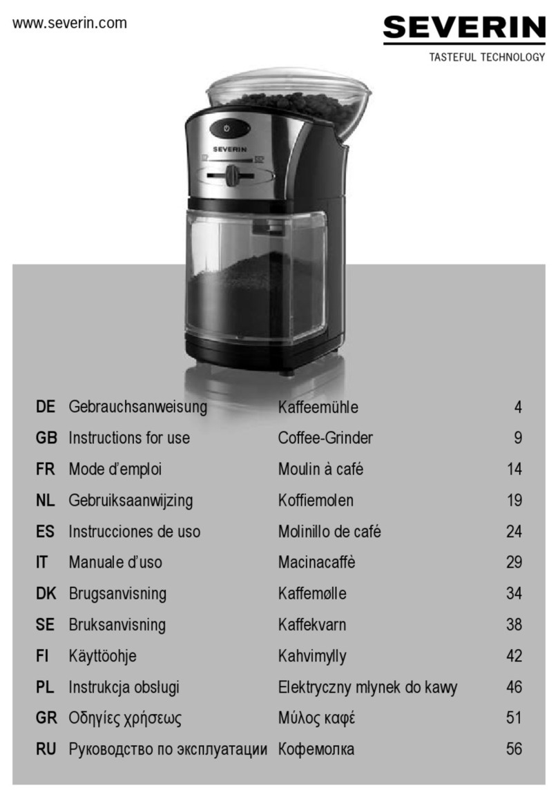 SEVERIN KM-3874 User manual SEVERIN KM-3874 User manual
