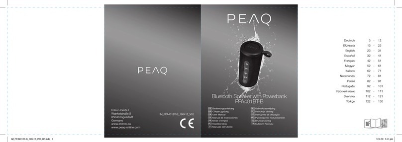 Peaq PPA401BT-B User manual