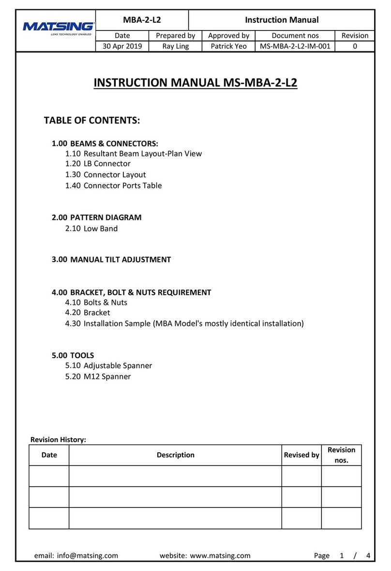 Matsing MS-MBA-2-L2 User manual