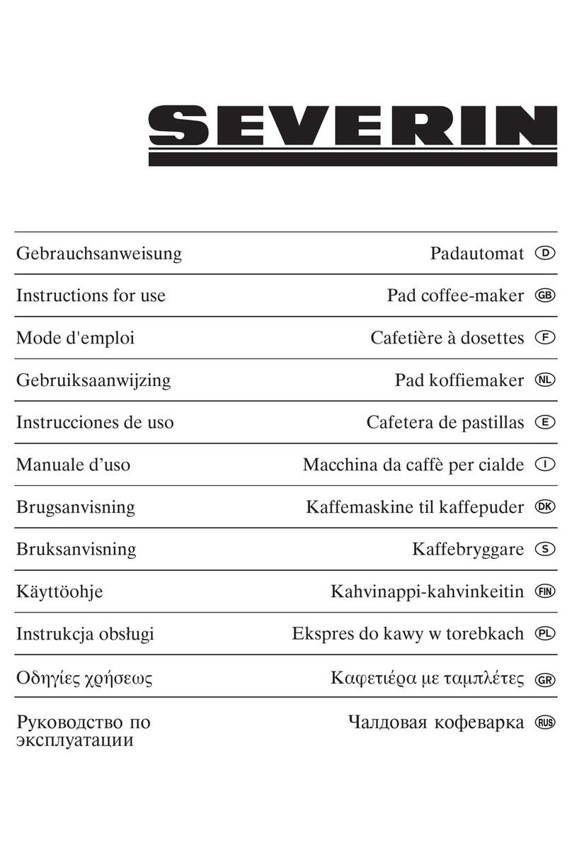 SEVERIN KA-5160 User manual SEVERIN KA-5160 User manual