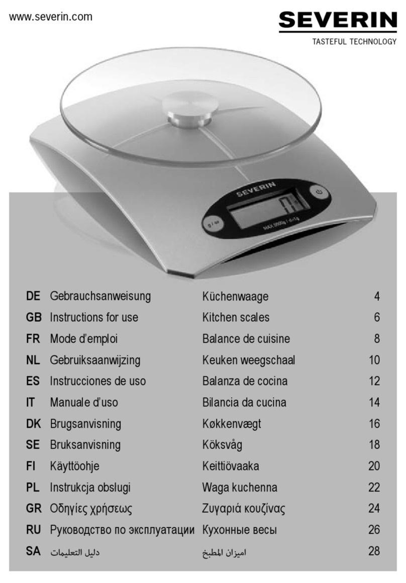 SEVERIN KW 3667 User manual
