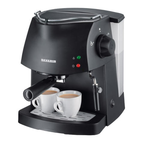 SEVERIN ESPRESSO-AUTOMAT KA 5986 User manual