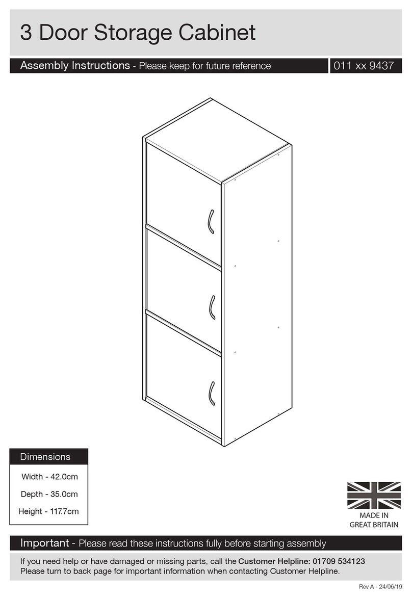 J D Williams Manhattan LO838 Series Assembly instructions J D Williams Manhattan LO838 Series Assembly instructions