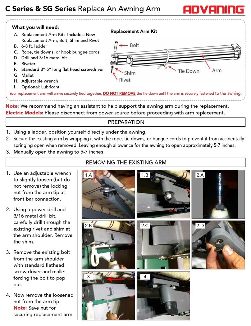 Advaning SG Series User manual